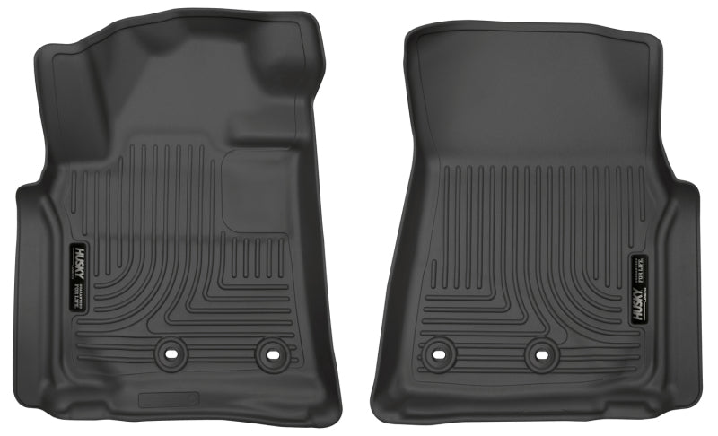 Husky Liners Weatherbeater Black Front Floor Liners for 13-16 Lexus LX570 / 13-16 Toyota Land Cruiser - OneFastShop