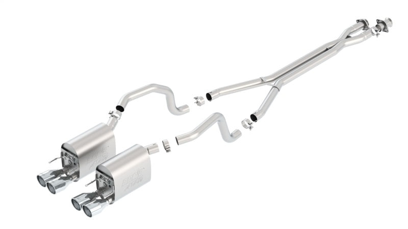 Borla Aggressive ATAK Catback Exhaust for 09-11 Chevrolet Corvette 6.2L V8 - OneFastShop