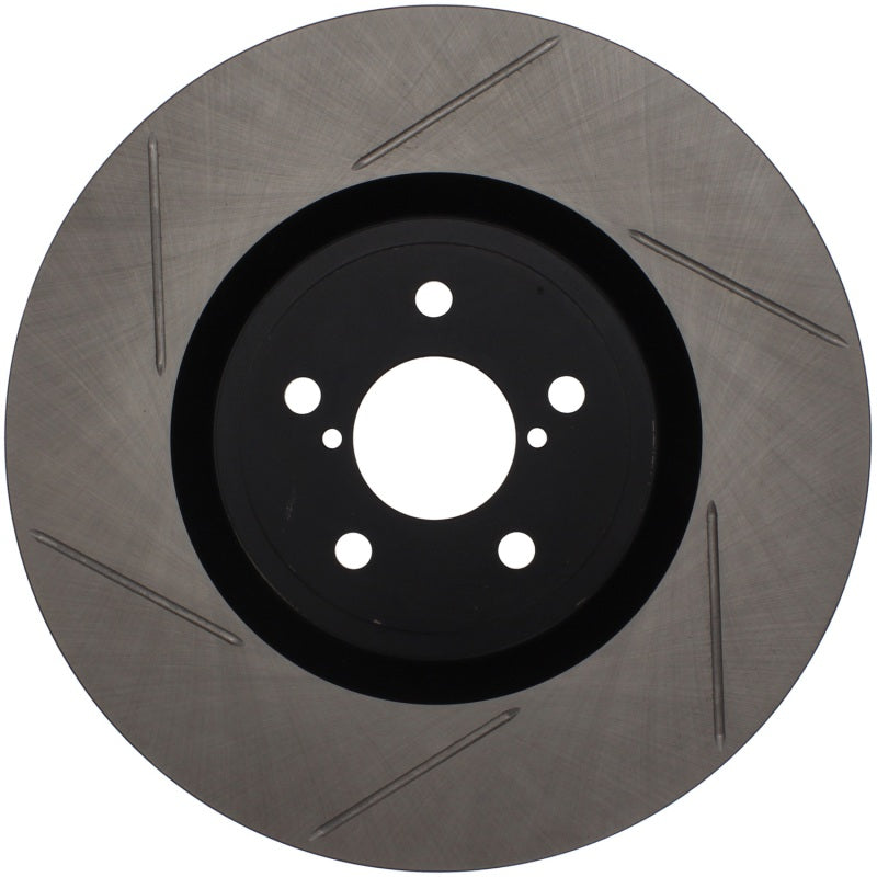 StopTech Power Slot 04 STi Front Right SportStop Slotted Rotor for Subaru WRX STI 2004, BRZ 2017-2020, Toyota 86 2019-2020 - OneFastShop