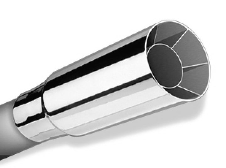Borla Polished Exhaust Tip Single Round Intercooled (Inlet 2 1/4in Outlet 2 1/2in)