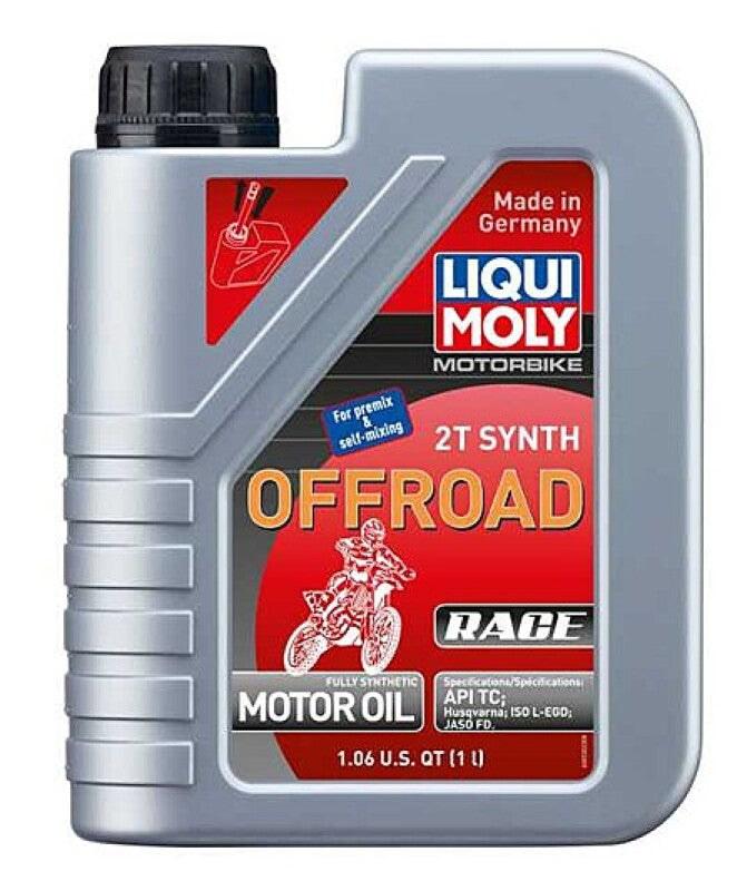LIQUI MOLY 2T Synth Offroad Race Motorbike Oil - 1L Bottle