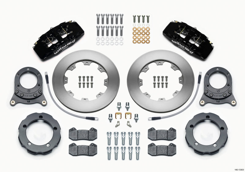 Wilwood Dynapro 6 Front Hat Kit 11.75in Rotor for 66-75 Ford Bronco Dana 30/44 with Lines - OneFastShop