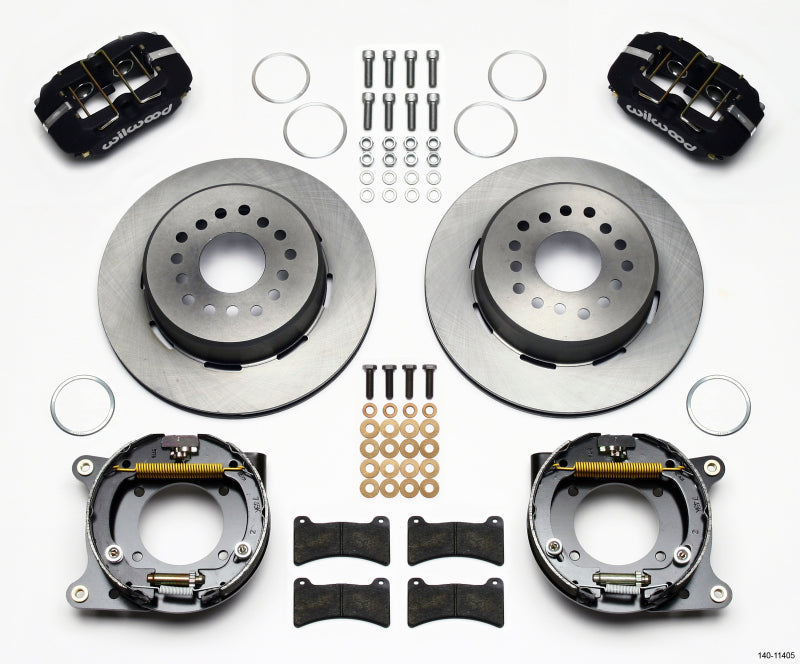 Wilwood DynaPro Low-Profile 11.00in Parking Brake Kit - Chevy 55-57 - OneFastShop