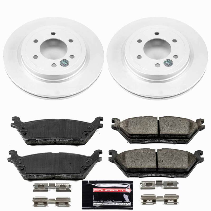 PowerStop Z23 Rear Coated Brake Kit - Ford F-150 / Expedition / Lincoln Navigator 2018-2021