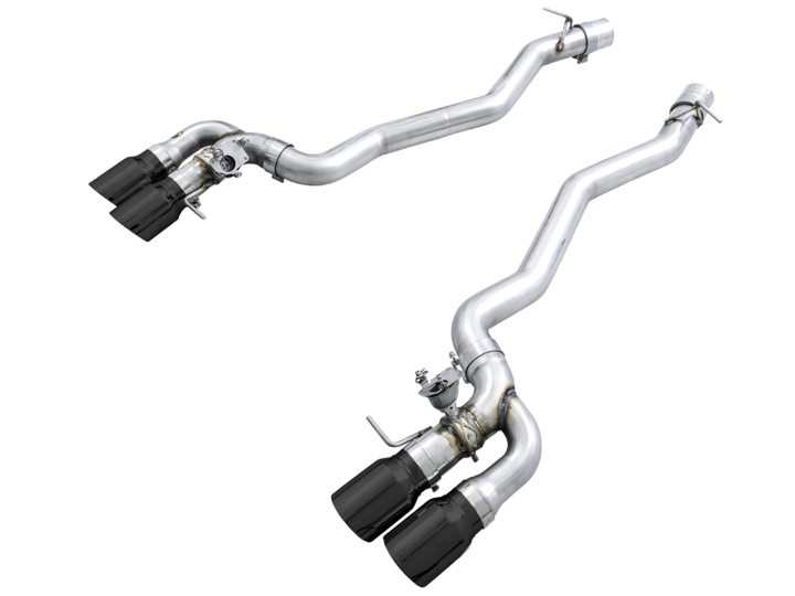 AWE Tuning 18-19 BMW M5 (F90) 4.4T AWD Cat-back Exhaust - Track Edition (Diamond Black Tips).