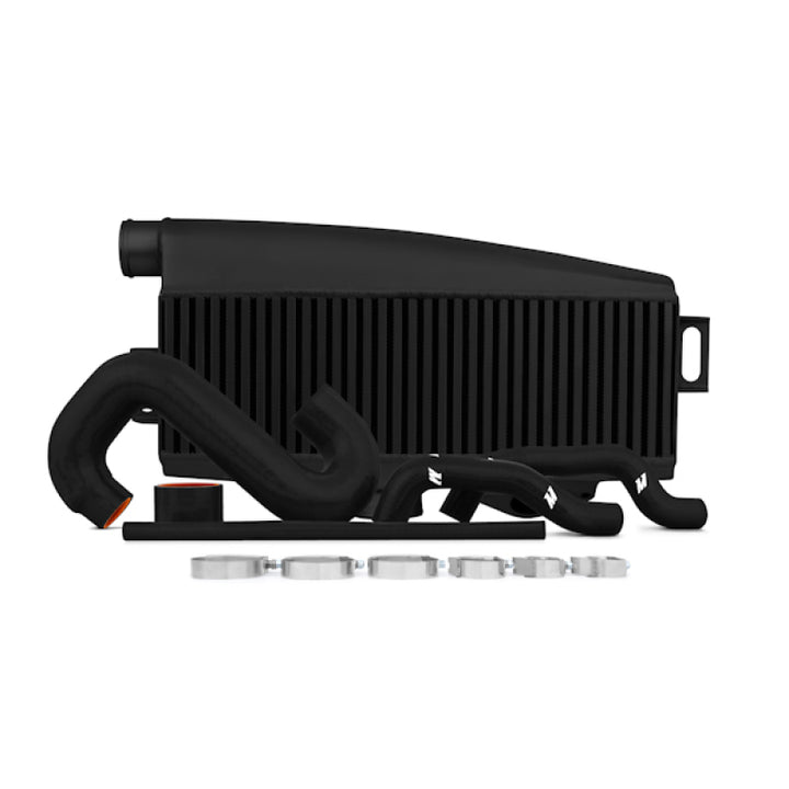 Mishimoto Top-Mount Intercooler Kit for Subaru WRX/STI - Powder Coated Black, Black Hoses - 02-07/04-07 - OneFastShop