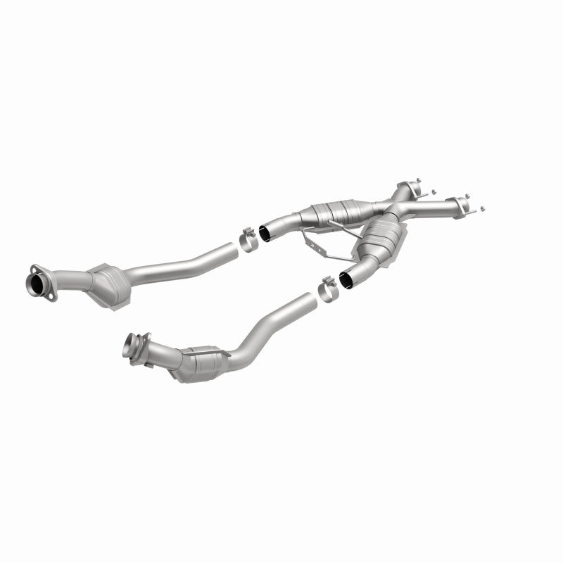 Magnaflow Conv DF Mustang X-Pipe 94-95 Street Direct-Fit for 1994-1995 Ford Mustang GT GTS SVT Cobra