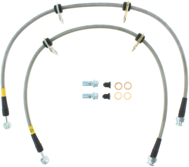 StopTech Front SS Brake Lines for 90-01 Acura Integra - OneFastShop
