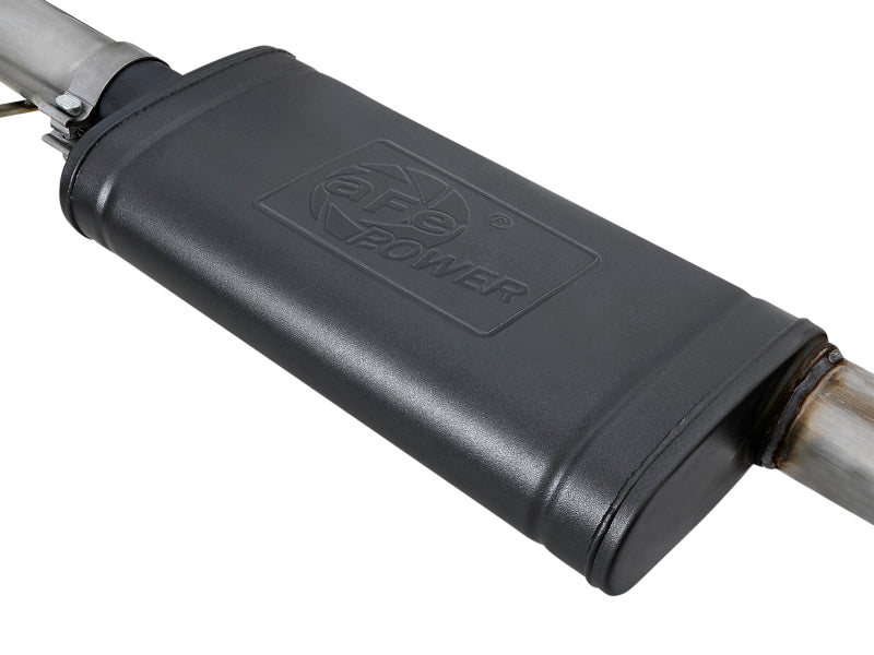 aFe Large Bore HD 3in 304 SS Cat-Back Exhaust Black Tips 14-19 Jeep Grand Cherokee WK2 V6-3.6L