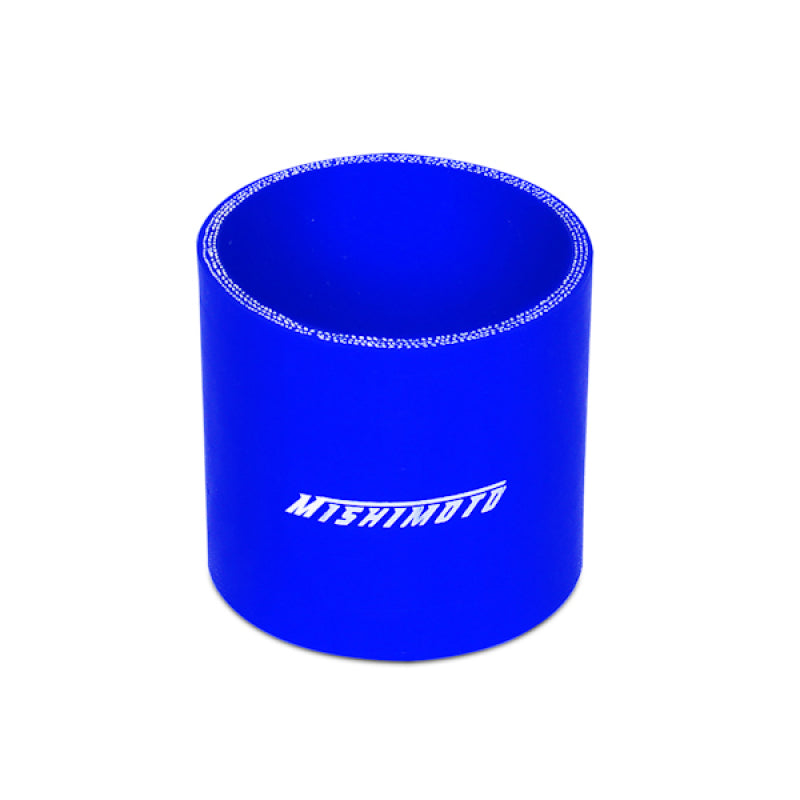 Mishimoto Silicone 3.0" Blue Straight Coupler - OneFastShop