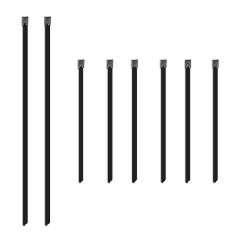 Mishimoto Stainless Steel Locking Ties Set - Six 6in & Two 14in