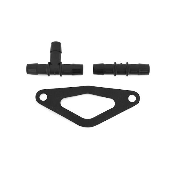 Mishimoto Top-Mount Intercooler Kit - Subaru WRX / STi 2002-2007 - Powder Coated Black & Red Hoses, image 3