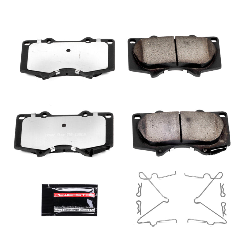 PowerStop Z36 Truck & Tow Brake Pads with Hardware for 10-19 Lexus GX460