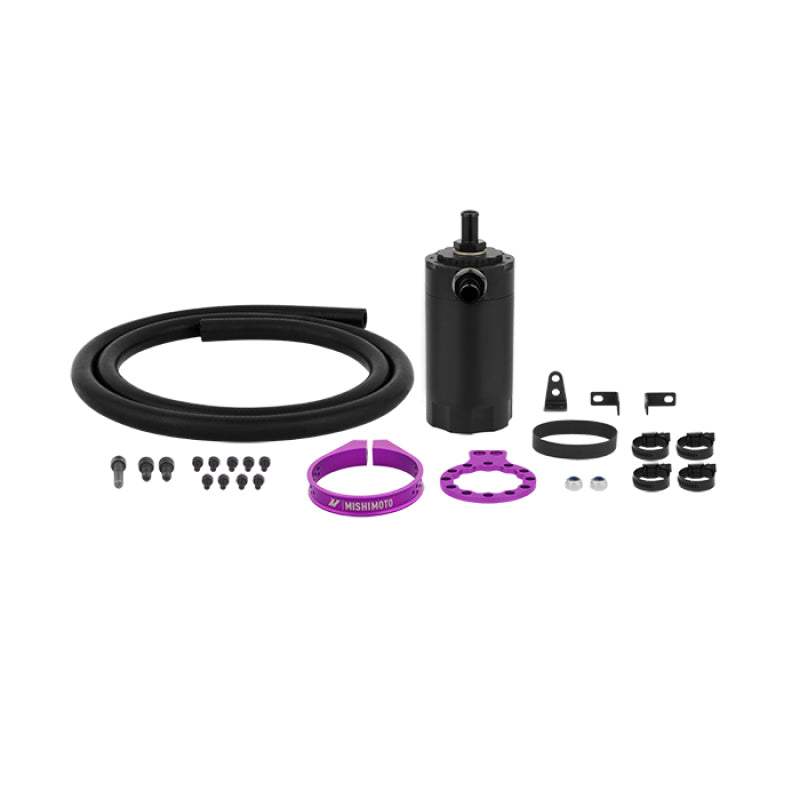 Mishimoto Baffled Oil Catch Can Universal Purple Fit