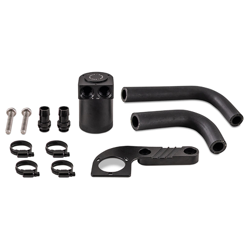 Mishimoto Baffled Oil Catch Can - Wrinkle Black for 2015+ BMW F8X M3/M4 - OneFastShop