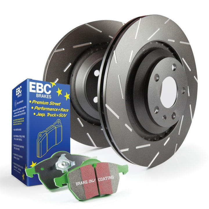 EBC S2 Kits Greenstuff Pads and USR Rotors for Lexus GS300 GS400 GS430 IS300 SC430 - OneFastShop