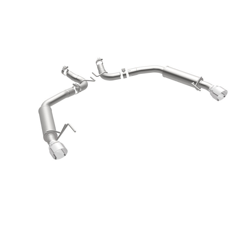 Magnaflow Axle Back Exhaust System SS 2.5in Competition Dual Split Polish 4.5in Tip 2015-2023 Ford Mustang EcoBoost - OneFastShop