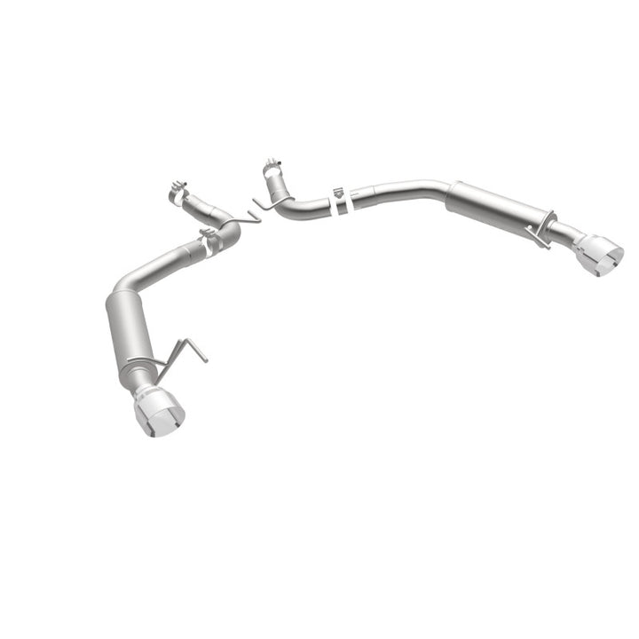 Magnaflow Axle Back Exhaust System SS 2.5in Competition Dual Split Polish 4.5in Tip 2015-2023 Ford Mustang EcoBoost - OneFastShop