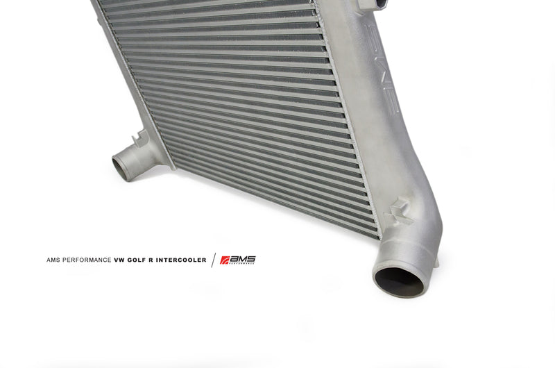 AMS Performance 2015+ VW Golf R MK7 Front Mount Intercooler With Cast End Tanks