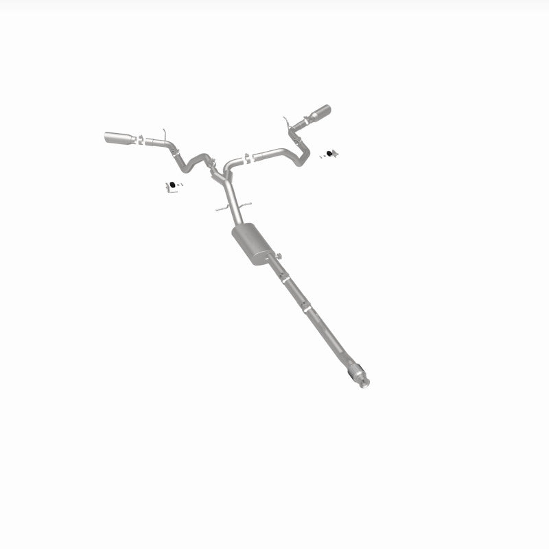 Magnaflow Cat-Back Performance Exhaust System 19473 for 2019-2024 Chevy Silverado 1500 V8 5.3L with Dual Split Exit and Polished Tips - OneFastShop