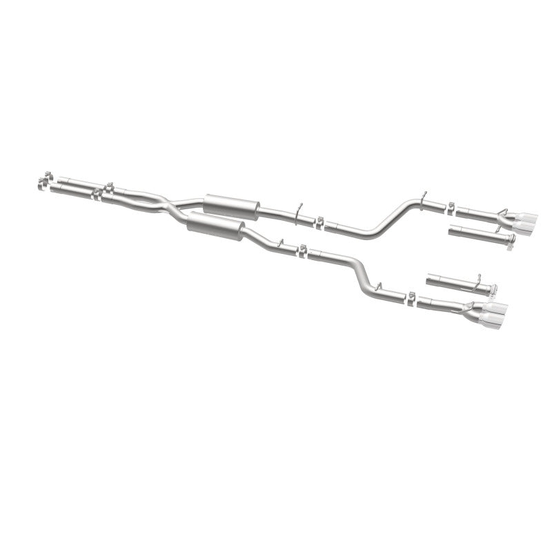 Magnaflow Cat-Back Exhaust System SS 2.5in Quad Split Rear 3.5in Tip for 2015 Dodge Challenger R/T 5.7L - OneFastShop