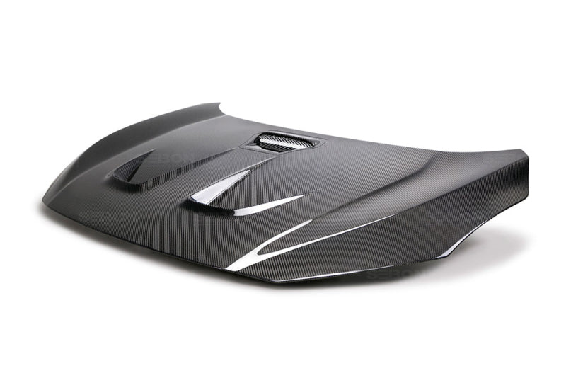 Seibon MR-Style Carbon Fiber Hood for 2016-2017 Honda Civic Coupe/Sedan/Hatchback