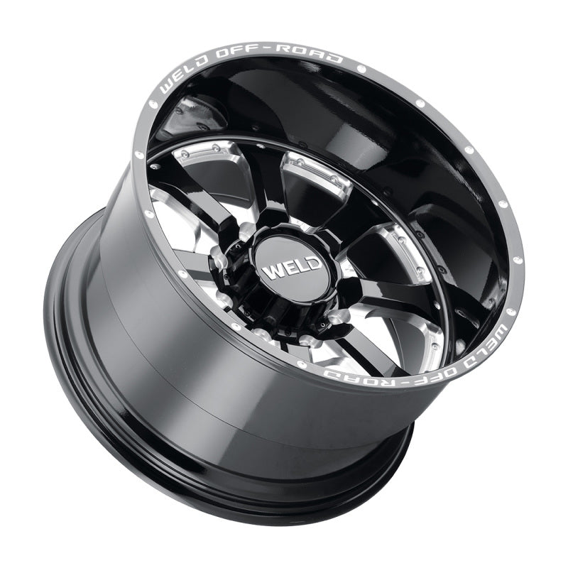 Weld Off-Road W125 20X12 Wheel for Granada Six 6X139.7 ET-44 BS4.75 Gloss Black MIL 106.1 (106.1) - OneFastShop