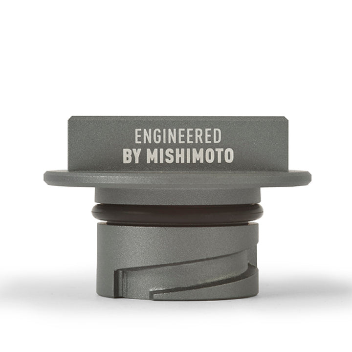 Mishimoto Oil Filler Cap Hoonigan Silver 05-16 Ford Mustang - OneFastShop
