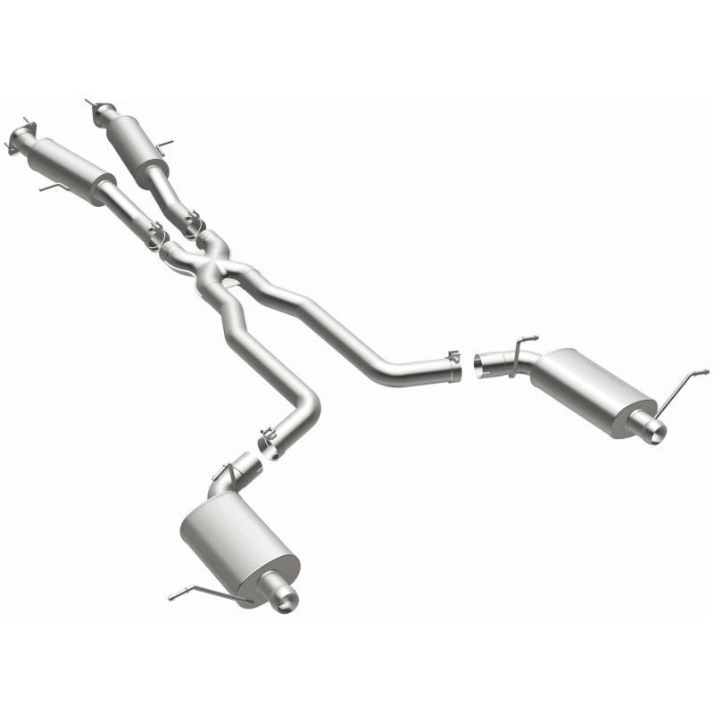 MagnaFlow Stainless Cat Back Exhaust System - Jeep Grand Cherokee V8 6.4L Dual Split Rear Exit