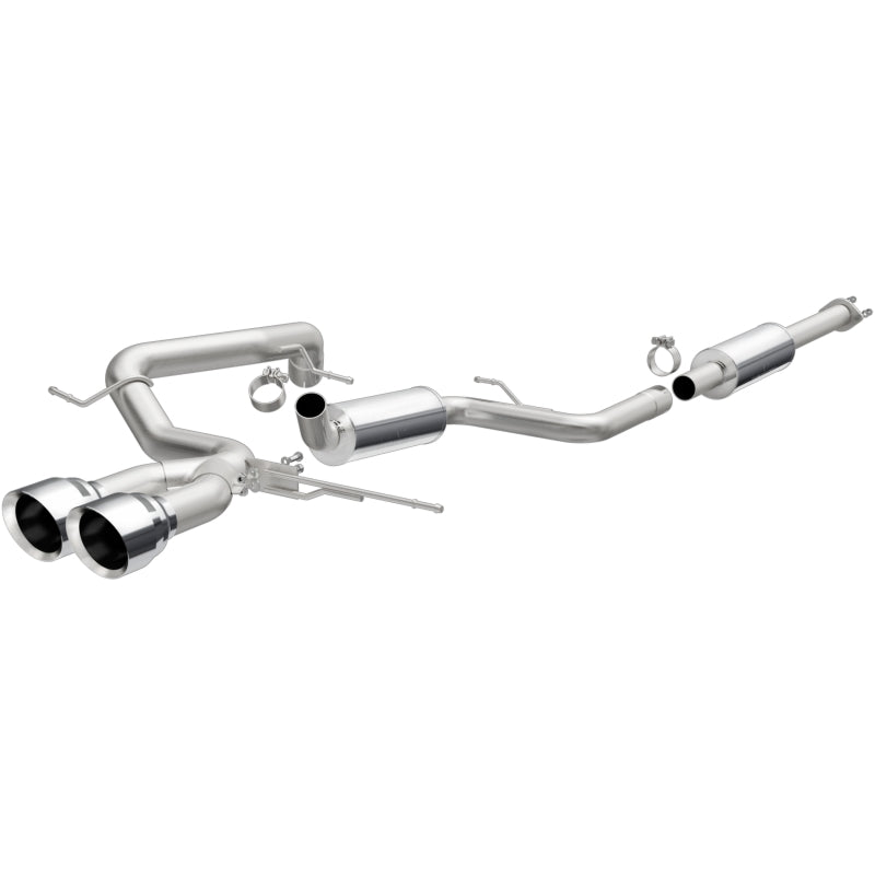 Magnaflow Cat Back Performance Exhaust for 13-18 Ford Focus 2.0L ST Dual Center Rear Exit Stainless - OneFastShop