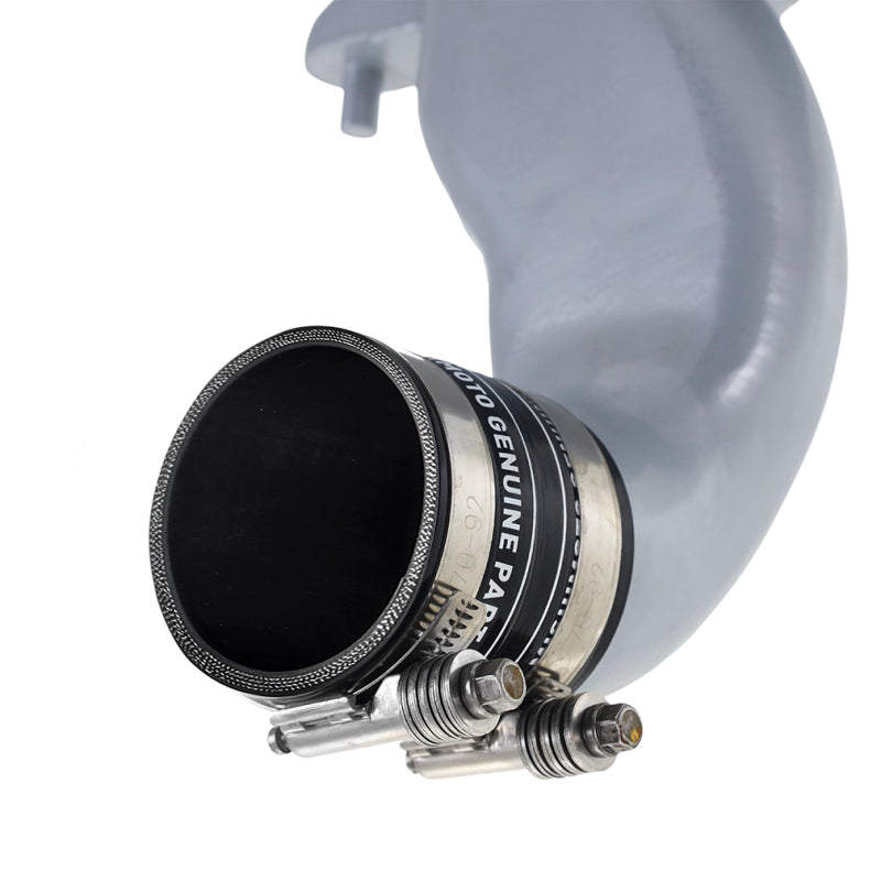 Mishimoto High Mount Intercooler Kit - Ford Bronco 2.7L 2021-2026 - Black Pipes - Silver Core, image 8