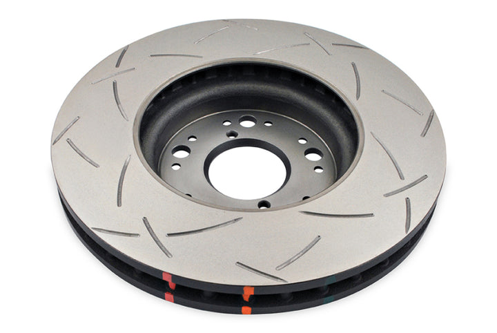 DBA 4000 Series T3 Slotted Front Brake Rotor - Toyota Supra Non-Turbo / Lexus IS300 / GS / SC 1993-2010 close up view