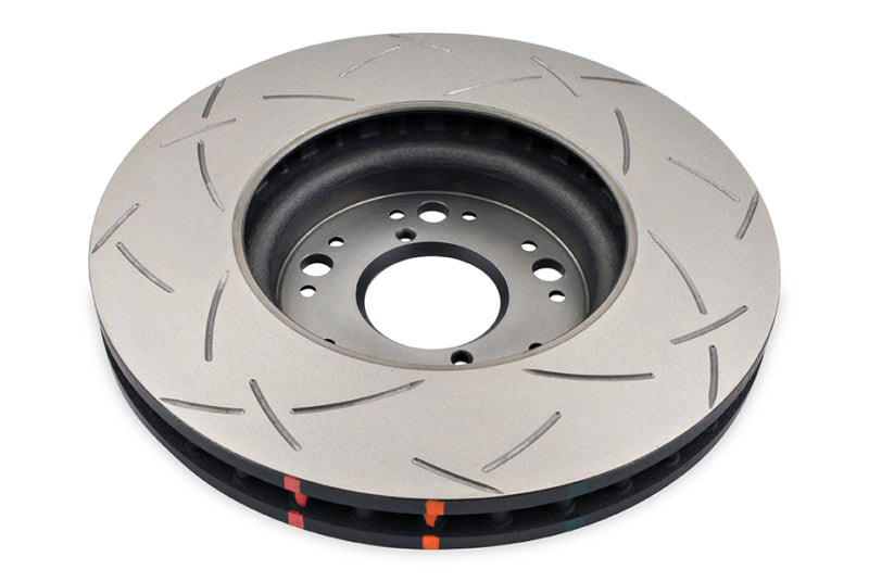 DBA 4000 Series T3 Slotted Front Brake Rotor - Toyota Supra Non-Turbo / Lexus IS300 / GS / SC 1993-2010 close up view