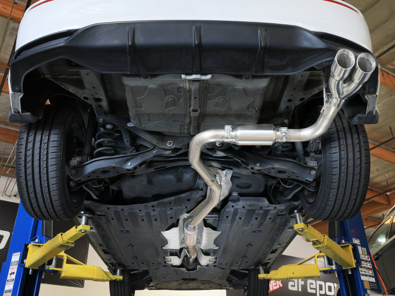 aFe Takeda 304 Stainless Cat-Back Exhaust - Honda Civic Sport 2022-2026 - Polished Tips, image 2