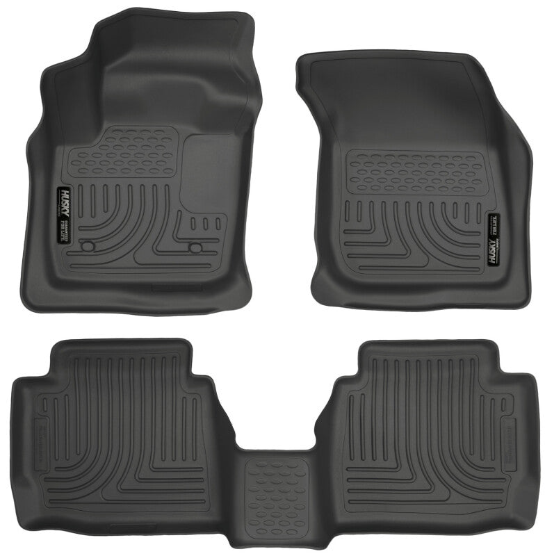 Husky Liners WeatherBeater Combo Black Floor Liners for 13-16 Ford Fusion