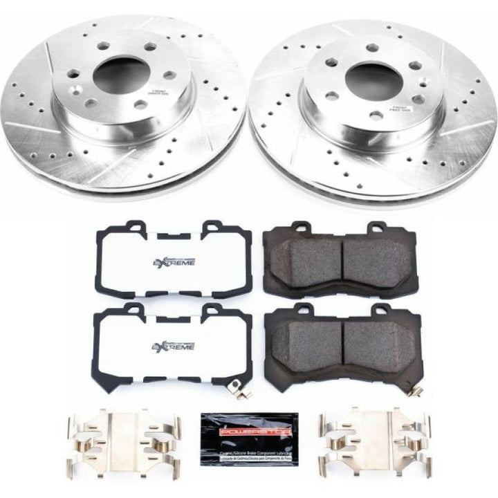 PowerStop Front Z36 Truck & Tow Brake Kit for 15-18 Chevrolet Colorado - OneFastShop