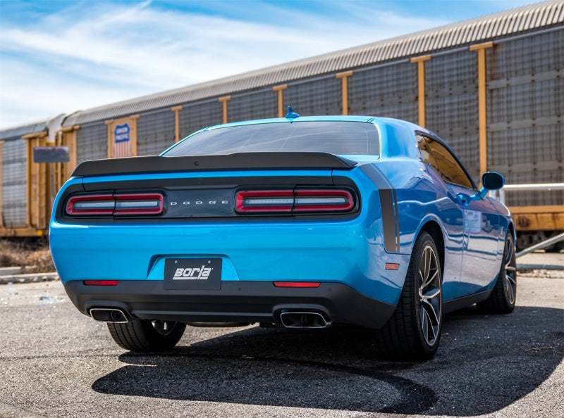 Borla S-TYPE Catback Exhaust with Valves - 2015 Dodge Challenger SRT/392 Hemi 6.4L V8
