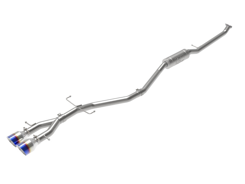 aFe Takeda 2.5in 304SS Cat-Back Exhaust System 17-20 Honda Civic SI