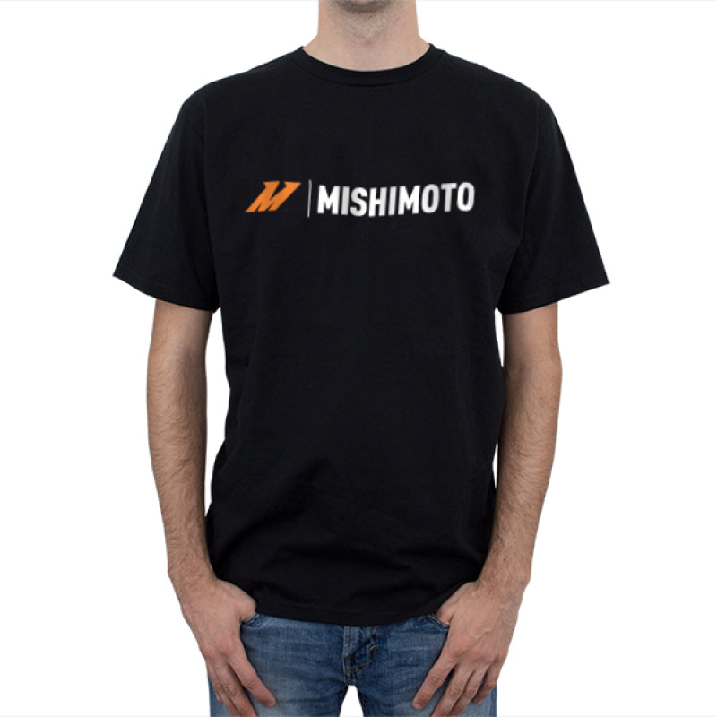Mishimoto T Shirt Large Black Signature Logo Cotton Tee - OneFastShop