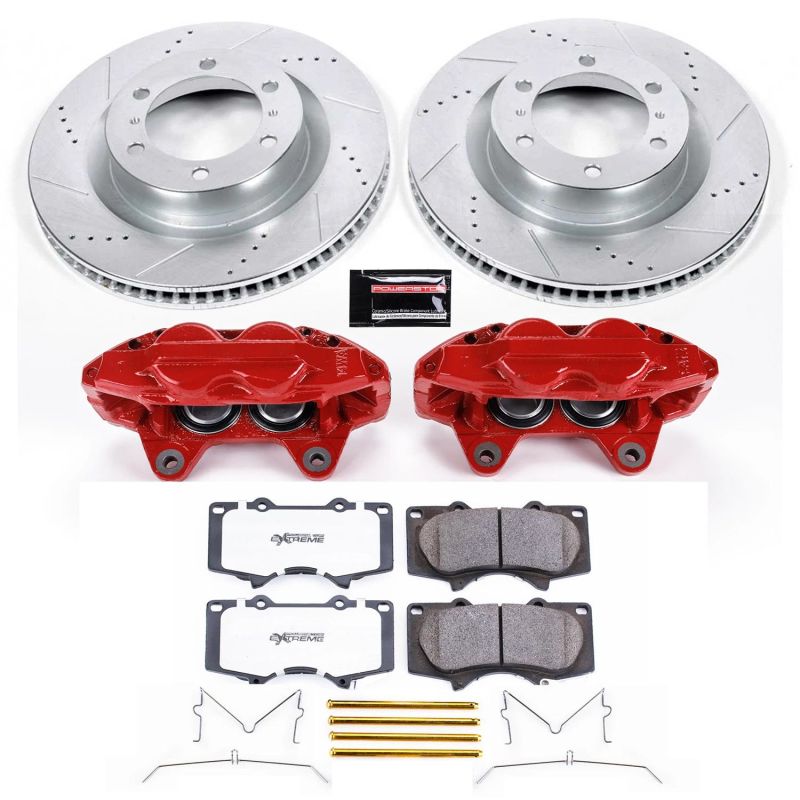 Power Stop 10-15 Toyota 4Runner Front Z36 Truck and Tow Kit with Cals