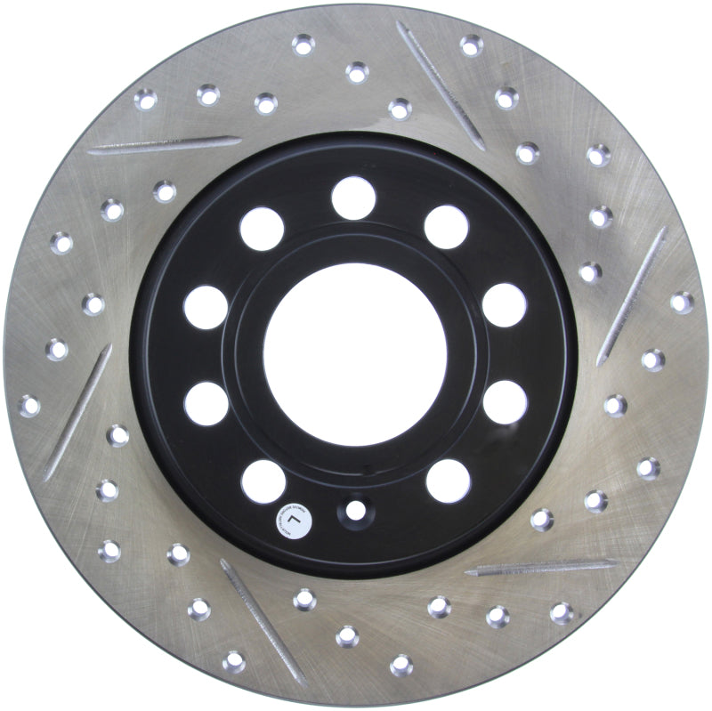 StopTech Slotted & Drilled Sport Brake Rotor for Audi A1 A3 A3 Quattro A3 Sportback e-tron TT Quattro Seat Altea Ateca Volkswagen Models - OneFastShop