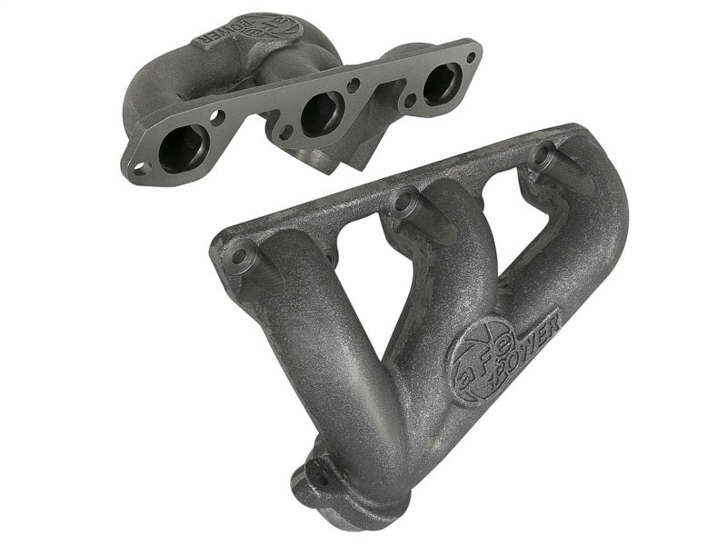 Afe BladeRunner Ported Ductile Iron Exhaust Manifold for 07-11 Jeep Wrangler (JK) V6-3.8L - OneFastShop