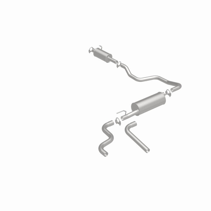 MagnaFlow BRE Exhaust Kit Complete Direct Fit Replacement for 1985–1993 Volvo 244 245 240 2.3L - OneFastShop