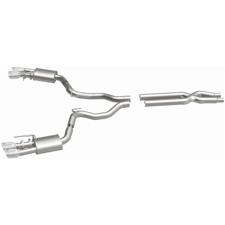 MagnaFlow Cat-Back Exhaust System 2018-2023 Ford Mustang GT 5.0L Competition Dual Exit 4in Tips - OneFastShop