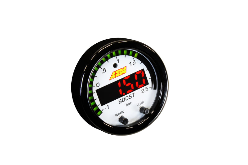 AEM X-Series Boost Pressure Gauge - -30inHg to 35psi, image 5