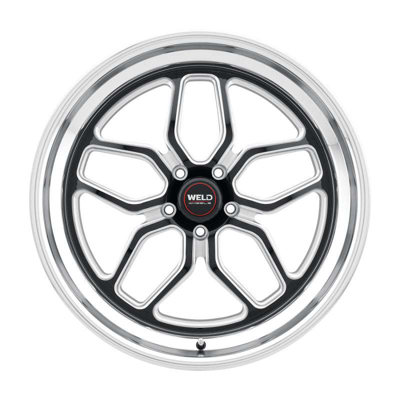 Weld S107 22X8.5 Laguna Wheel 5X127 ET06 BS5.00 Gloss Black MIL Dia (78.1)
