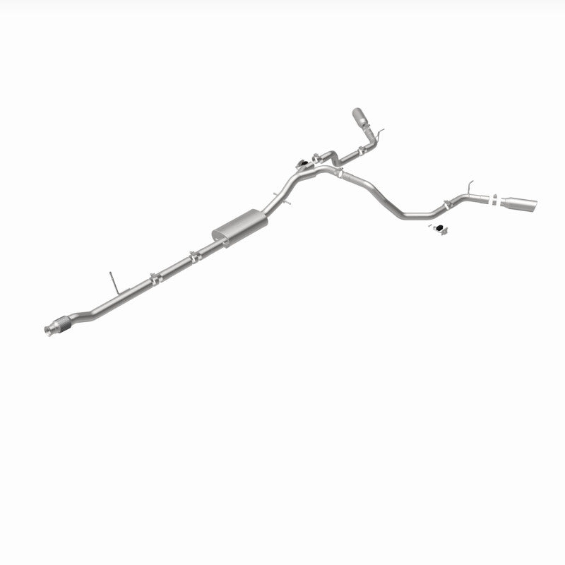 Magnaflow Cat-Back Performance Exhaust System 19473 for 2019-2024 Chevy Silverado 1500 V8 5.3L with Dual Split Exit and Polished Tips - OneFastShop