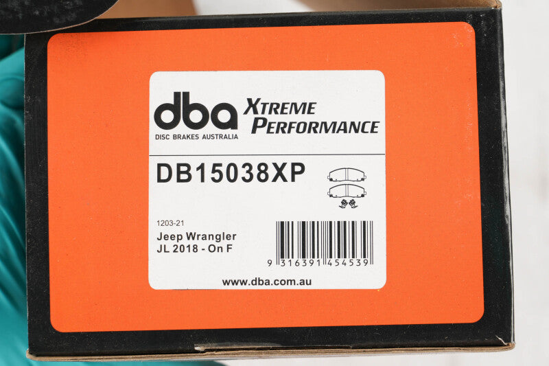 DBA 18-22 Jeep Wrangler JL Front XP Performance Brake Pads