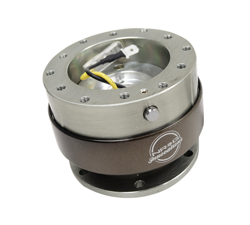 NRG Quick Release Gen 2.0 - Gunmetal Body/Titanium Chrome Ring - OneFastShop