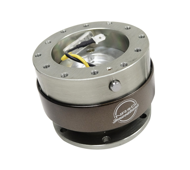 NRG Quick Release Gen 2.0 - Gunmetal Body/Titanium Chrome Ring - OneFastShop